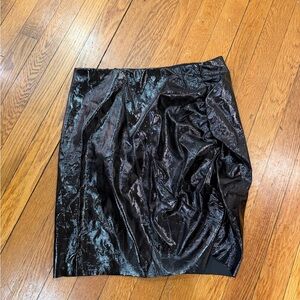 Express Black Shimmer Pencil Skirt